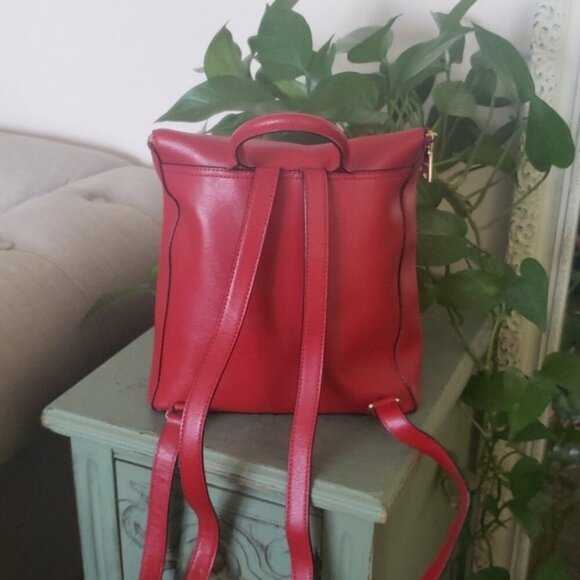 Dkny Bryant Paige Red Epi Leather Top Handle Backpack main image 6